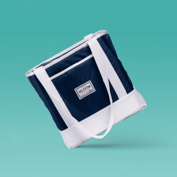 The Selektor Bag - Blue & White