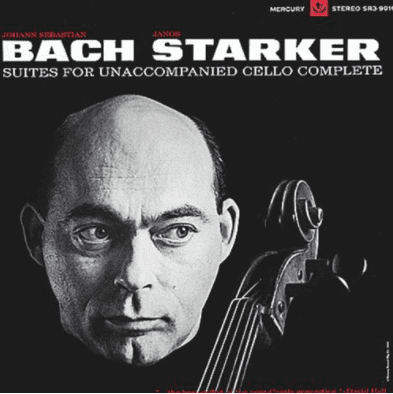 Janos Starker Bach Suites For Unaccompanied Cello Complete 3LP