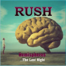 RUSH Hemispheres - The Last Night (Blue Vinyl) 2 x 10"