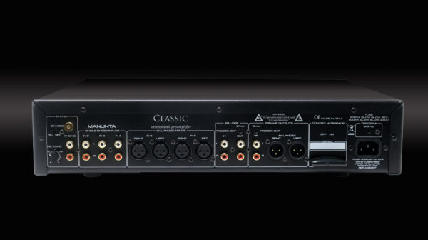 Manunta Classic Preamplifier Back Manunta Classic Preamplifier